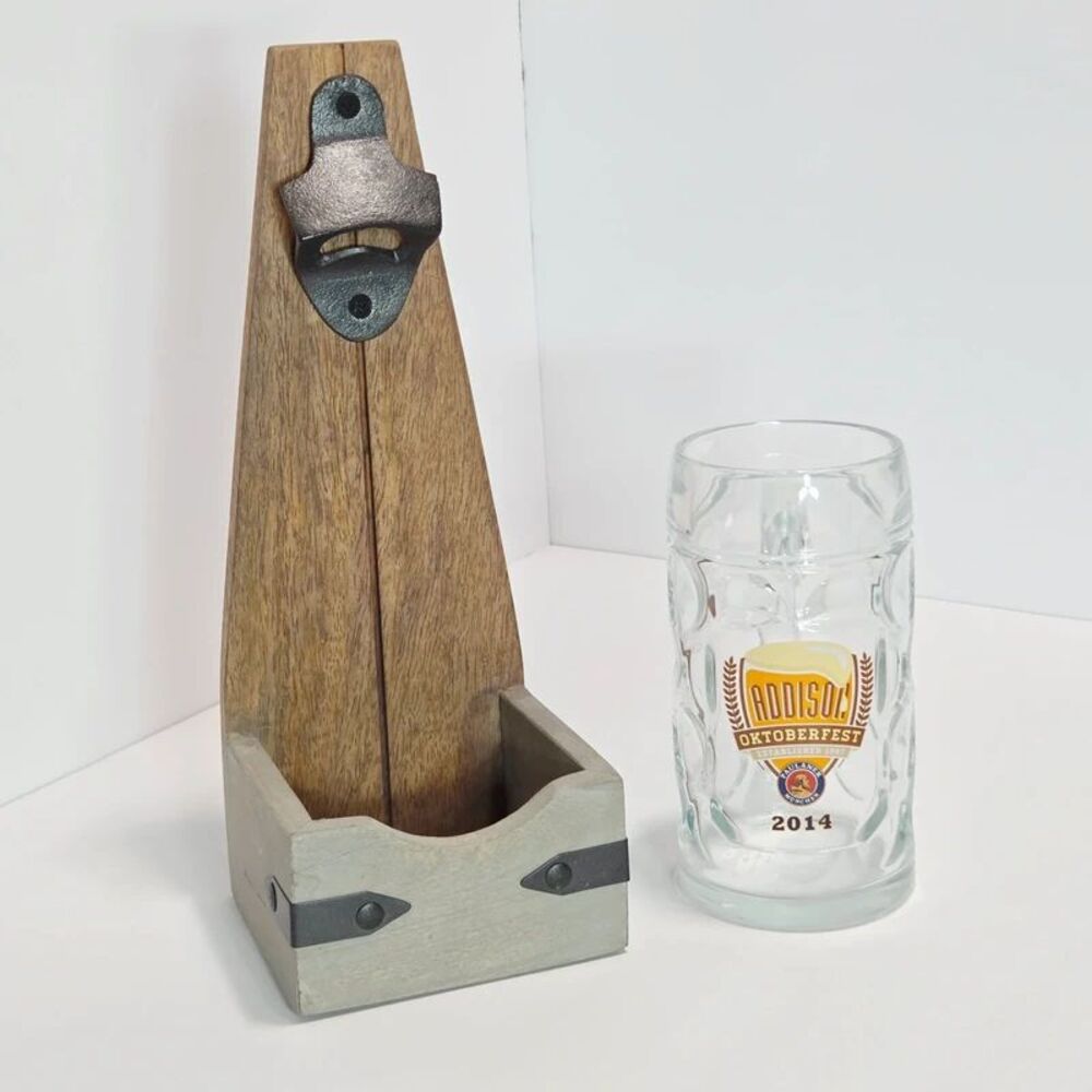 Beer Stein & bottle opener combo